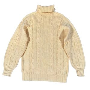 Vintage Harrods London By Alan Paine Turtleneck Wool Sweater